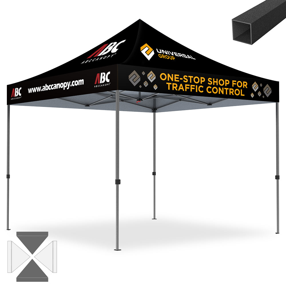 ABCCANOPY Custom Canopy Tent Brand Union (S1 Nova Base™) - 10x10, 10x15, 10x20