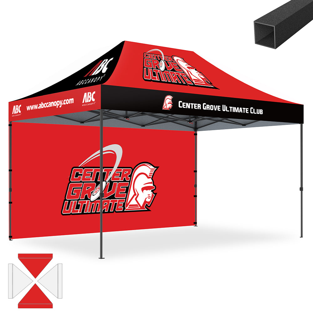ABCCANOPY Custom Canopy Tent Brand Union (S1 Nova Base™) - 10x10, 10x15, 10x20