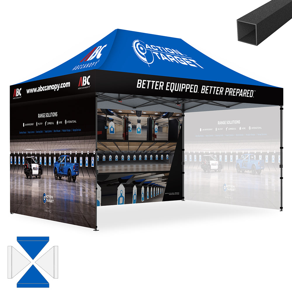 ABCCANOPY Custom Canopy Tent Brand Union (S1 Nova Base™) - 10x10, 10x15, 10x20