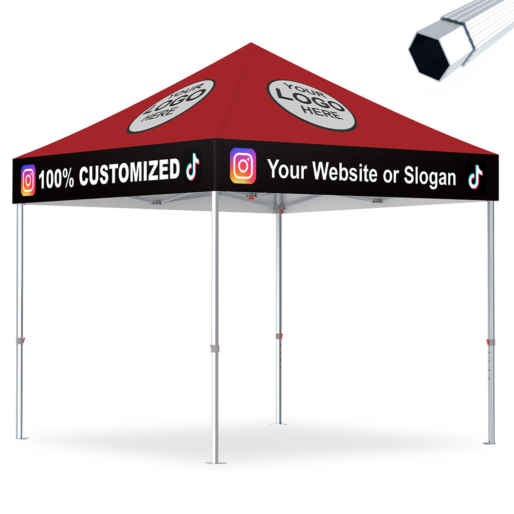 S3 BenchMark Brio™ Fort Custom Aluminum Canopy 10x10