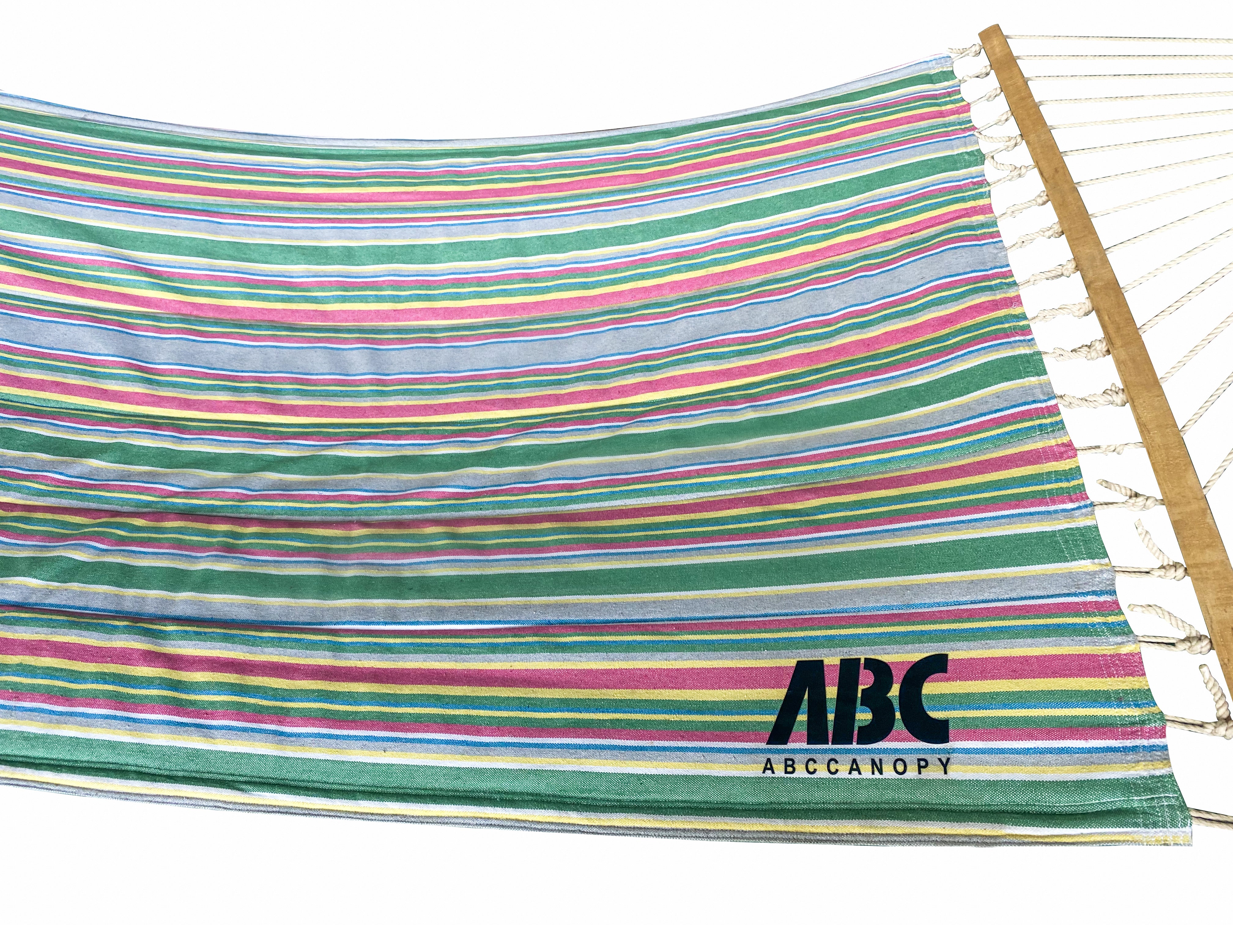 ABC ABCCANOPY Cotton Hammock with Spreader Bar,Portable Camping Hammock with Travel Bag,Tree Straps Kit,Perfect for Garden,Patio and Backyard
