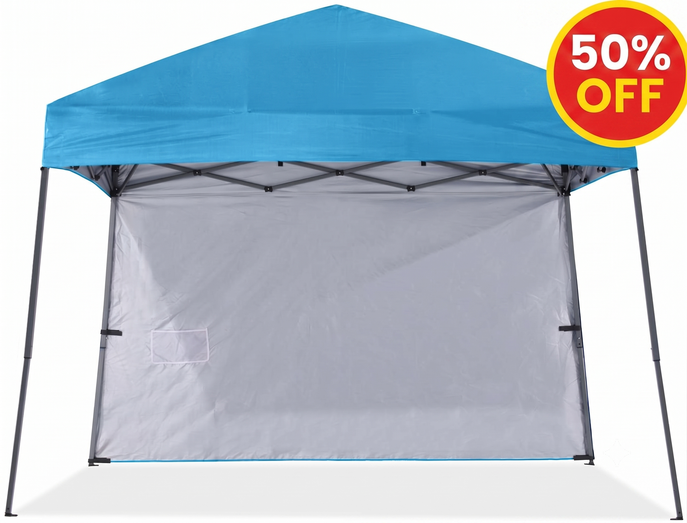 【Summer Sale】ABCCANOPY Knoll Shade™ Outdoor Beach Camping Canopy Tent with 1 Sun Wall 10x10
