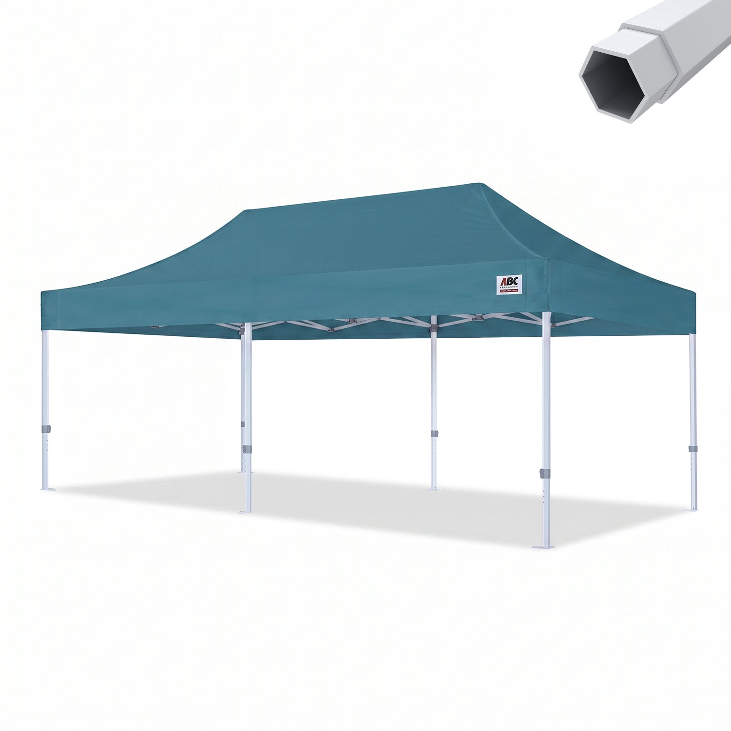 ABCCANOPY S1 Nova Base™-Frame Pro Hexagonal Pop Up Canopy Tent 10x10/10x15/10x20