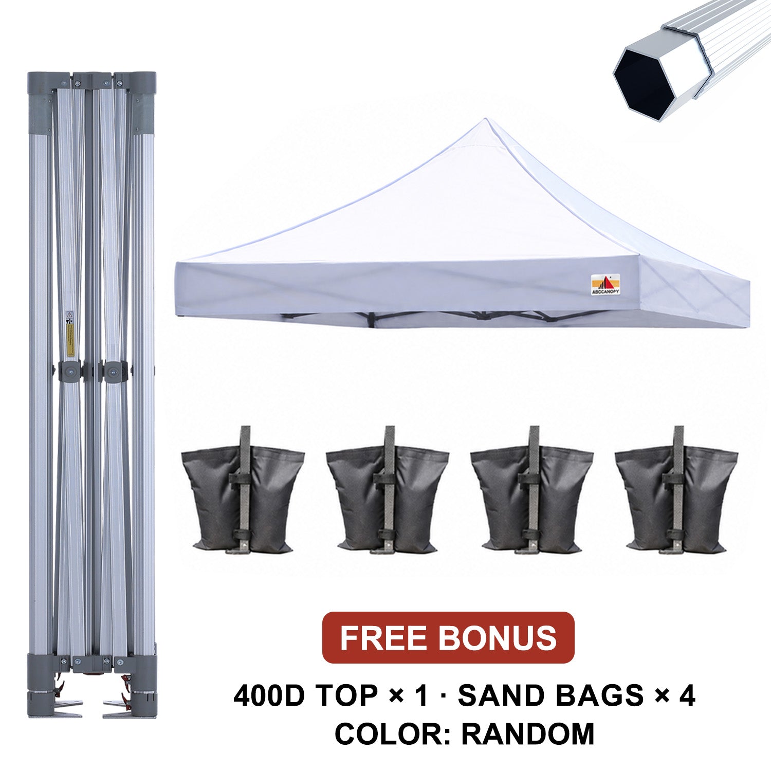 ABCCANOPY S3 BenchMark Brio® - Fort Aluminum Replacement Canopy Frame Only - 10x10, 10x15, 10x20