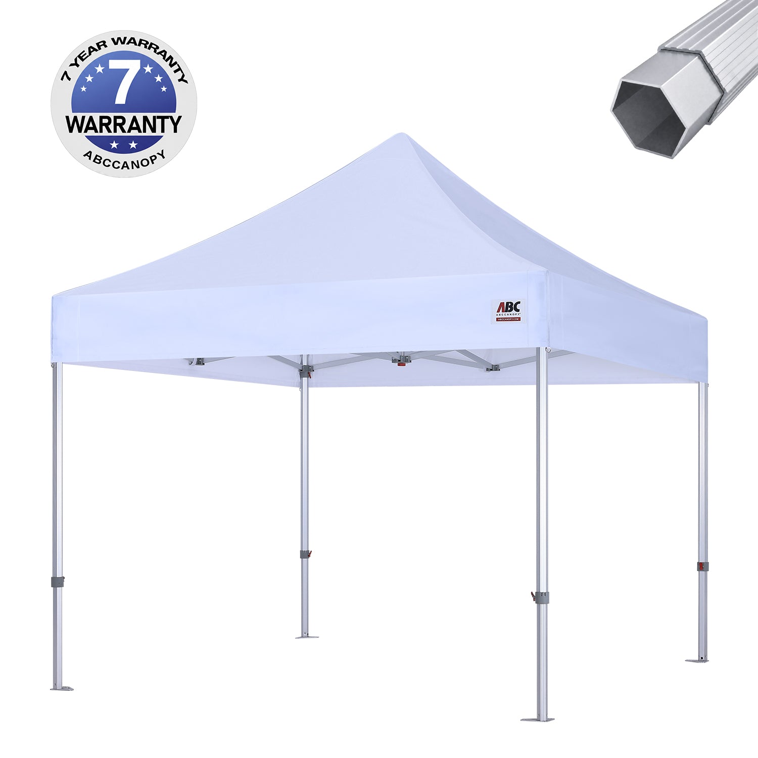 ABCCANOPY S3 BenchMark Brio™ Fort Aluminum Hex Canopy Tent 10x10/10x15/10x20