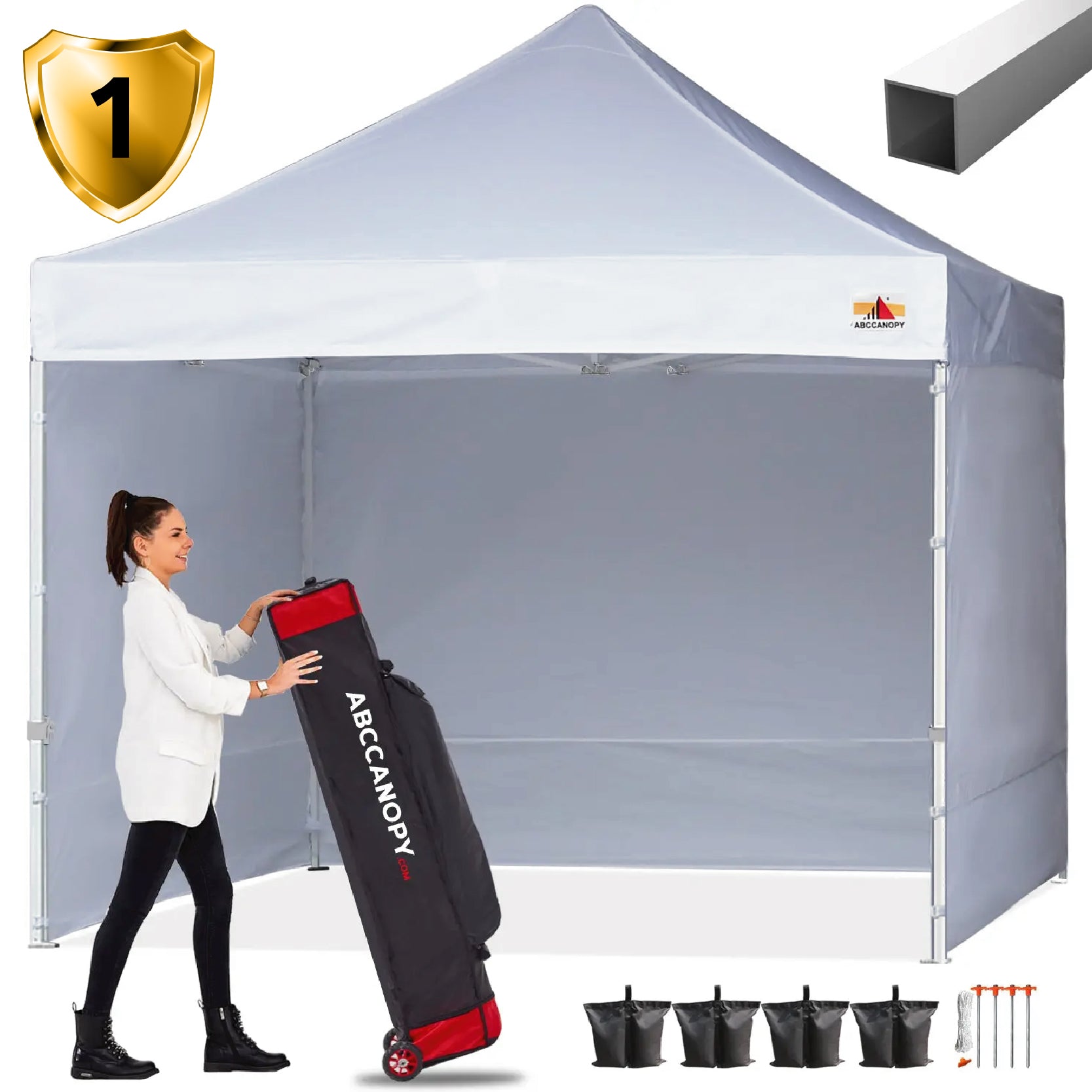 ABCCANOPY S1 Nova Base™-Lite Pop Up Canopy Tent with Sidewalls