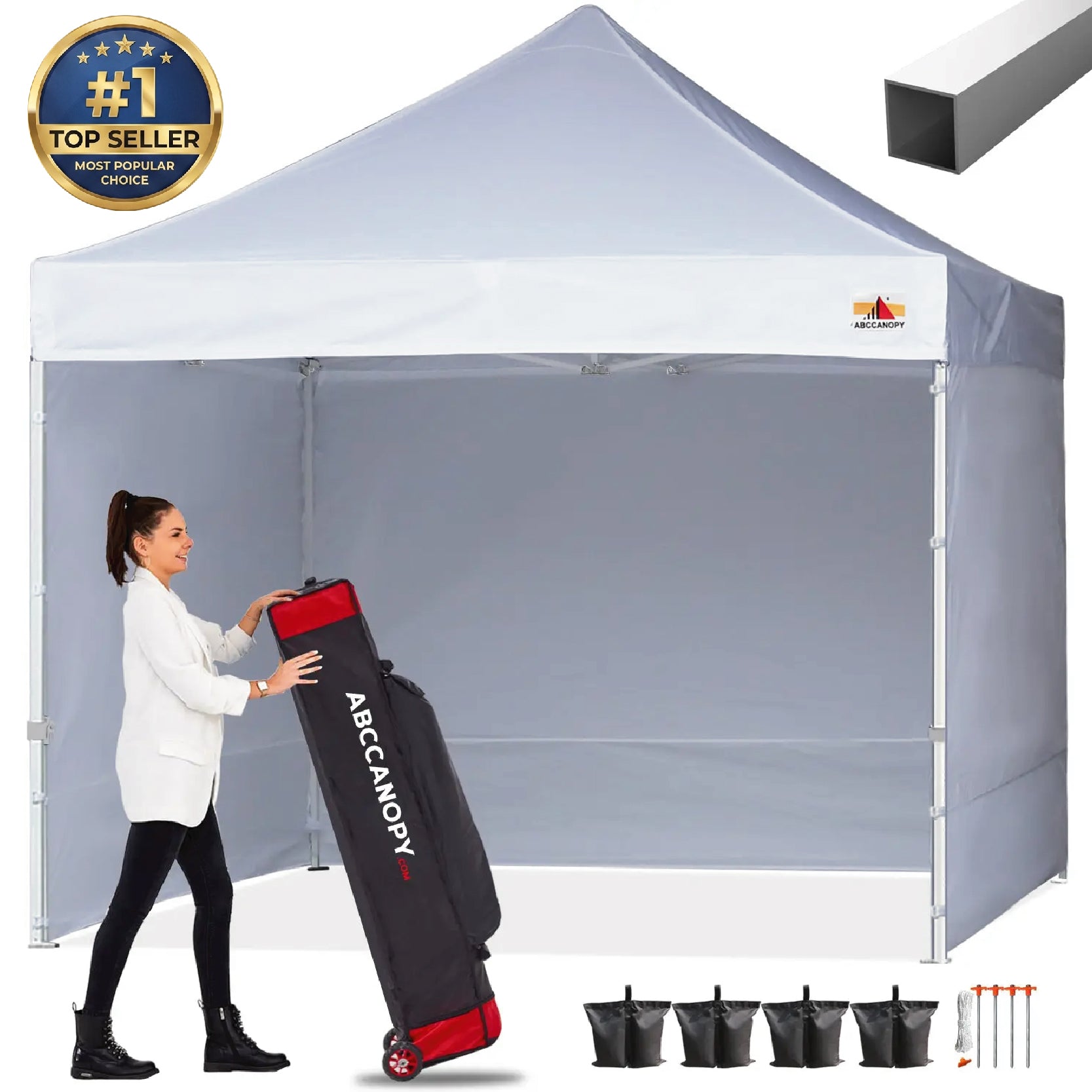 ABCCANOPY S1 Nova Base™-Lite Pop Up Canopy Tent with Sidewalls