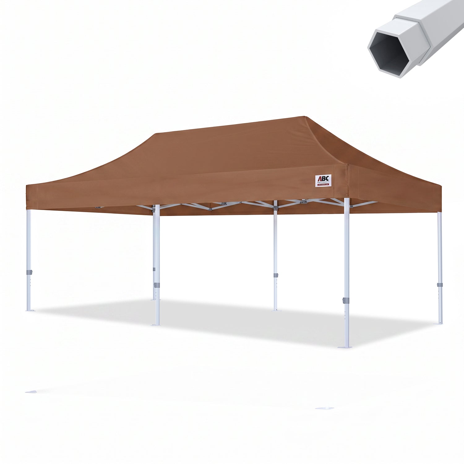 ABCCANOPY S1 Nova Base™-Frame Pro Hexagonal Pop Up Canopy Tent 10x10/10x15/10x20