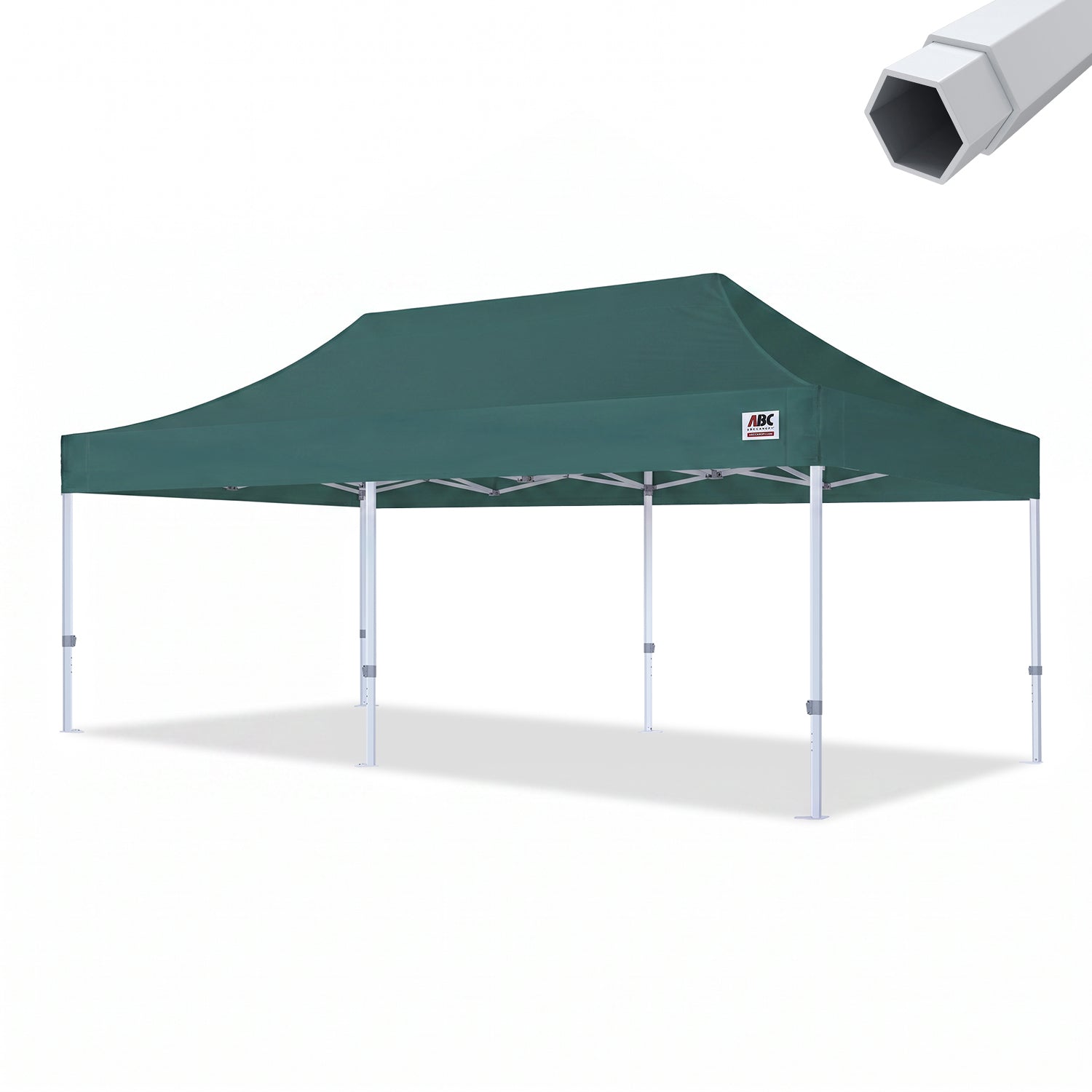 ABCCANOPY S1 Nova Base™-Frame Pro Hexagonal Pop Up Canopy Tent 10x10/10x15/10x20