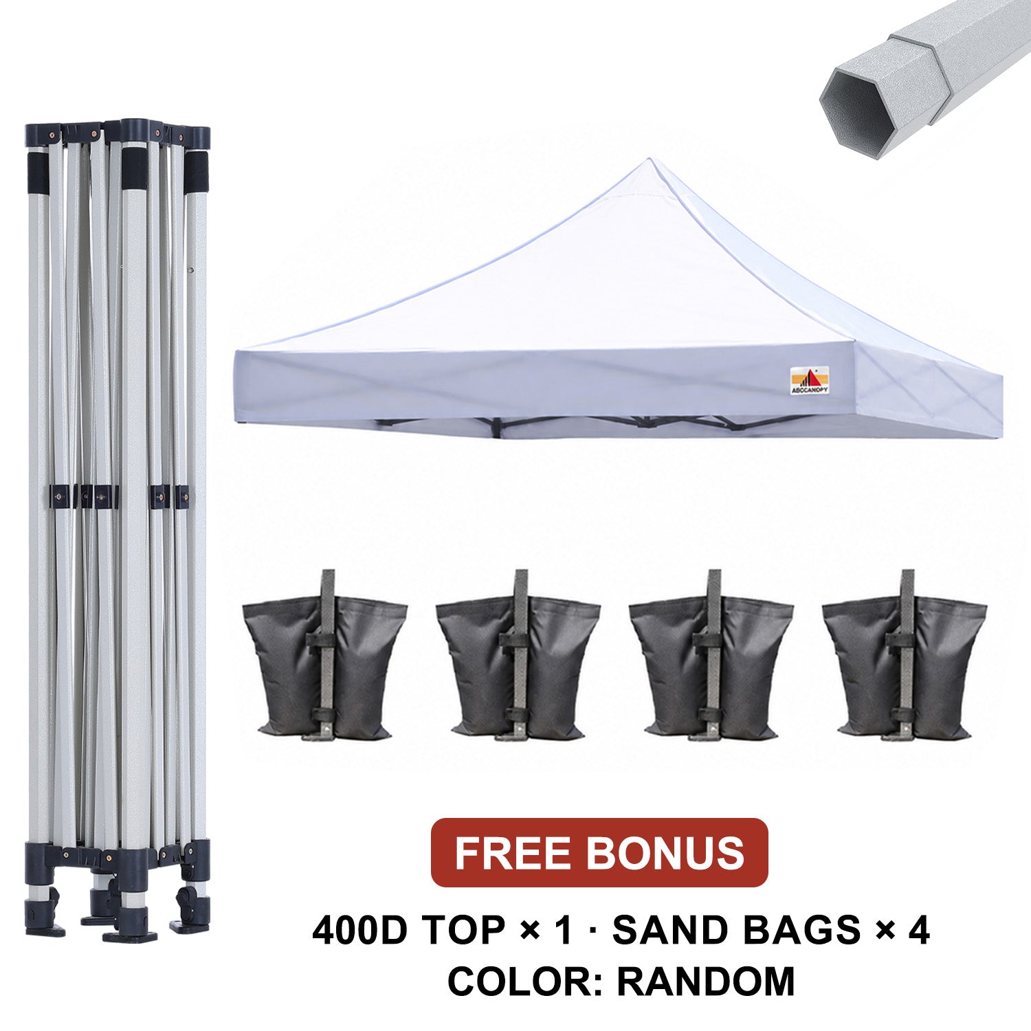 ABCCANOPY S3 BenchMark Brio® - Shield Aluminum Steel Replacement Canopy Frame Only - 10x10, 10x15, 10x20