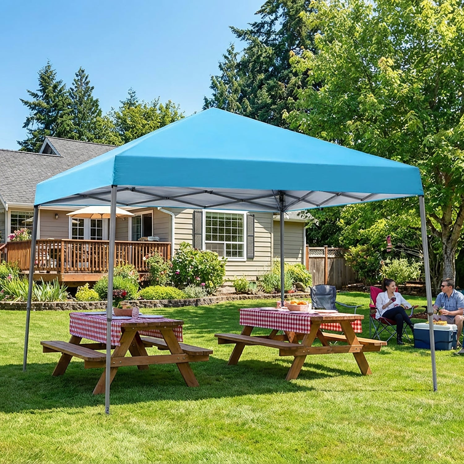 ABCCANOPY Outdoor Stable Easy Pop Up Camping Canopy Tent - 10x10