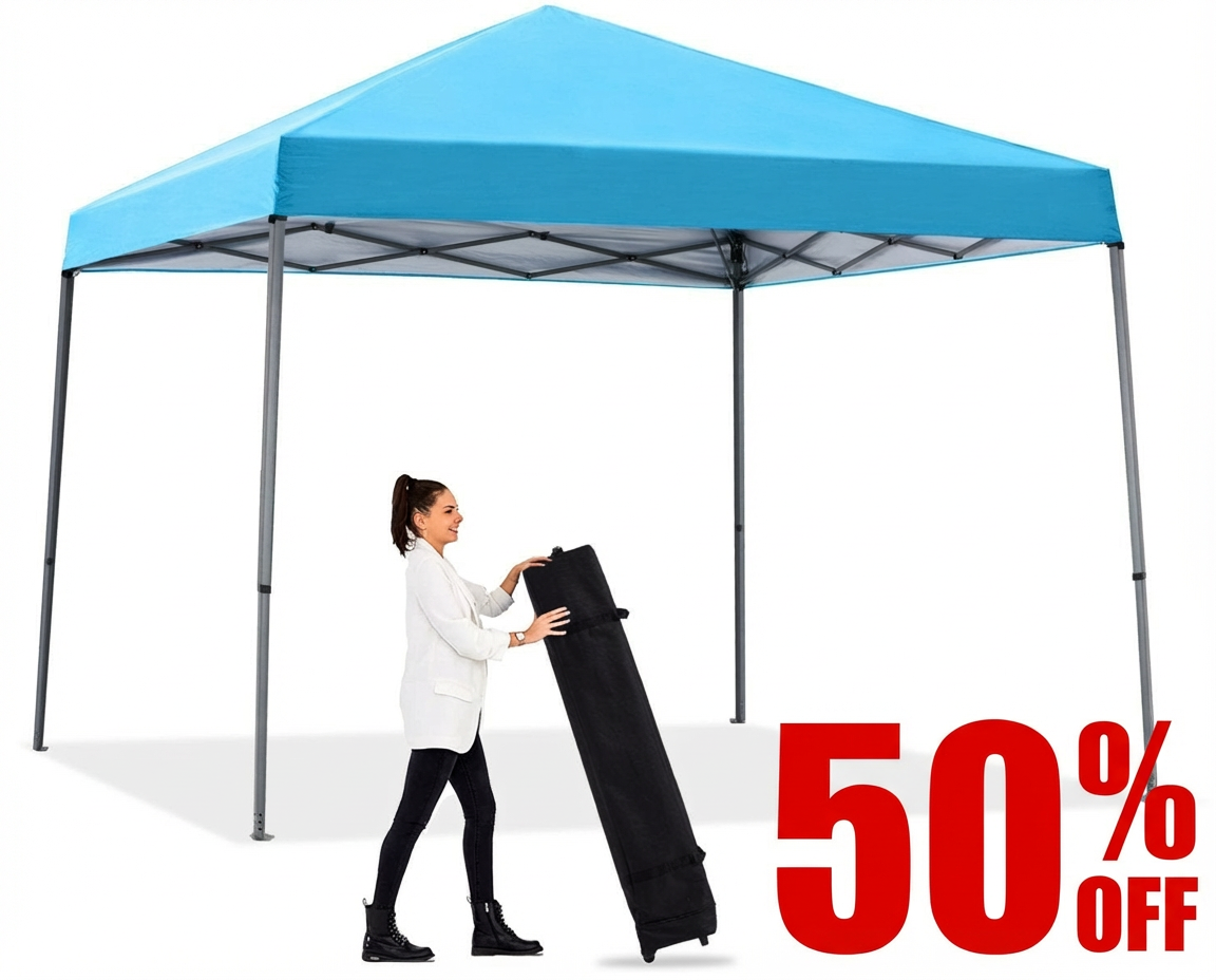 ABCCANOPY Outdoor Stable Easy Pop Up Camping Canopy Tent - 10x10