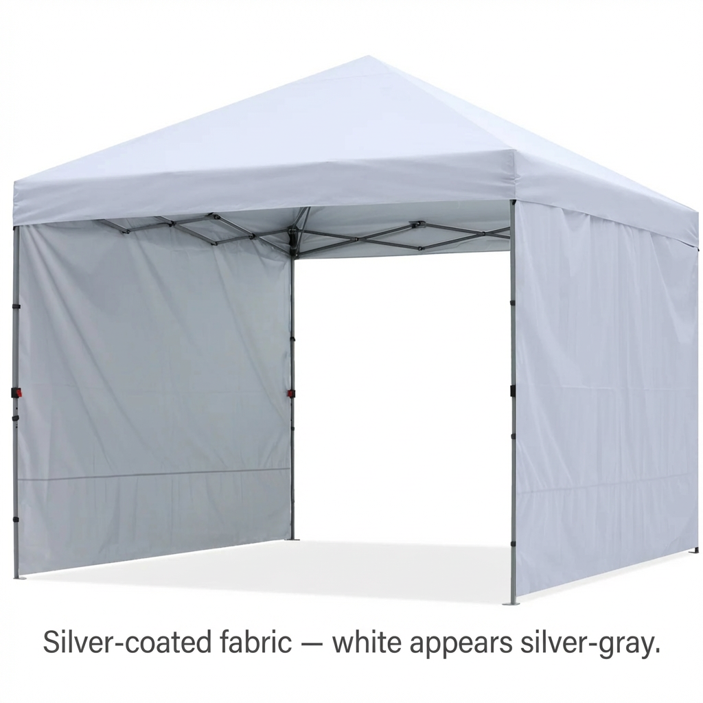 ABCCANOPY Outdoor Pop Up Canopy Tent with 2 Sun Walls (Low Crest™) - 6x6, 8x8, 10x10