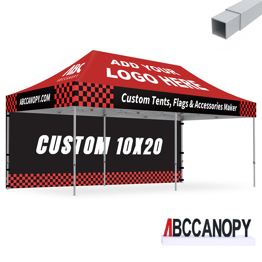 S2 Crux Start™-Core Custom Canopy Tent Square Tube 10x10, 10x15, 10x20