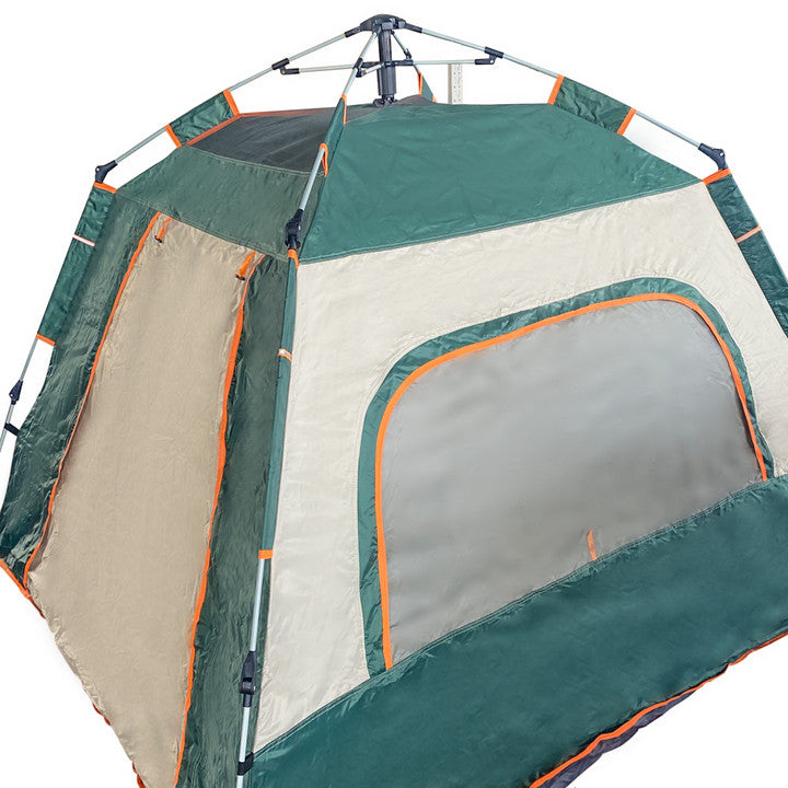 ABC ABCCANOPY Tent 4 Person Camping Tents, Waterproof Windproof Family Dome Tent with Rainfly, Large Mesh Windows, Wider Door, Easy Setup, Portable with Carry Bag