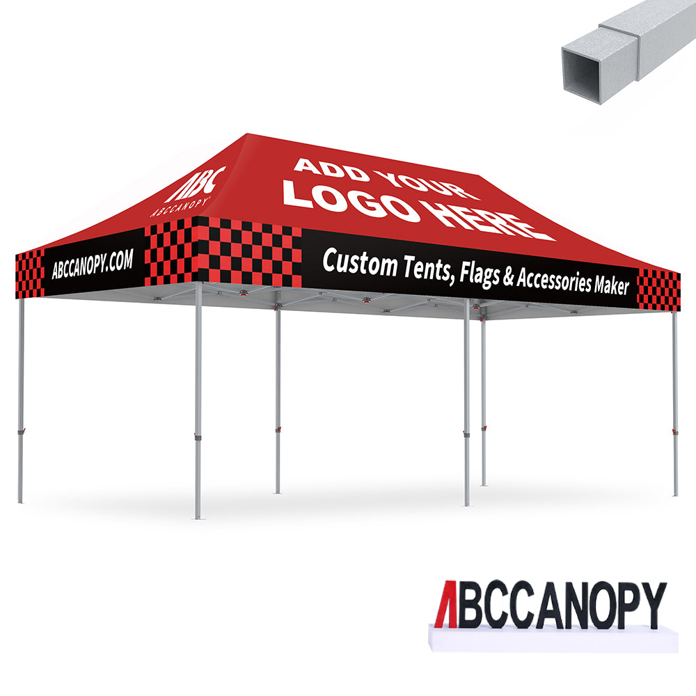 S2 Crux Start™-Core Custom Canopy Tent Square Tube 10x10, 10x15, 10x20