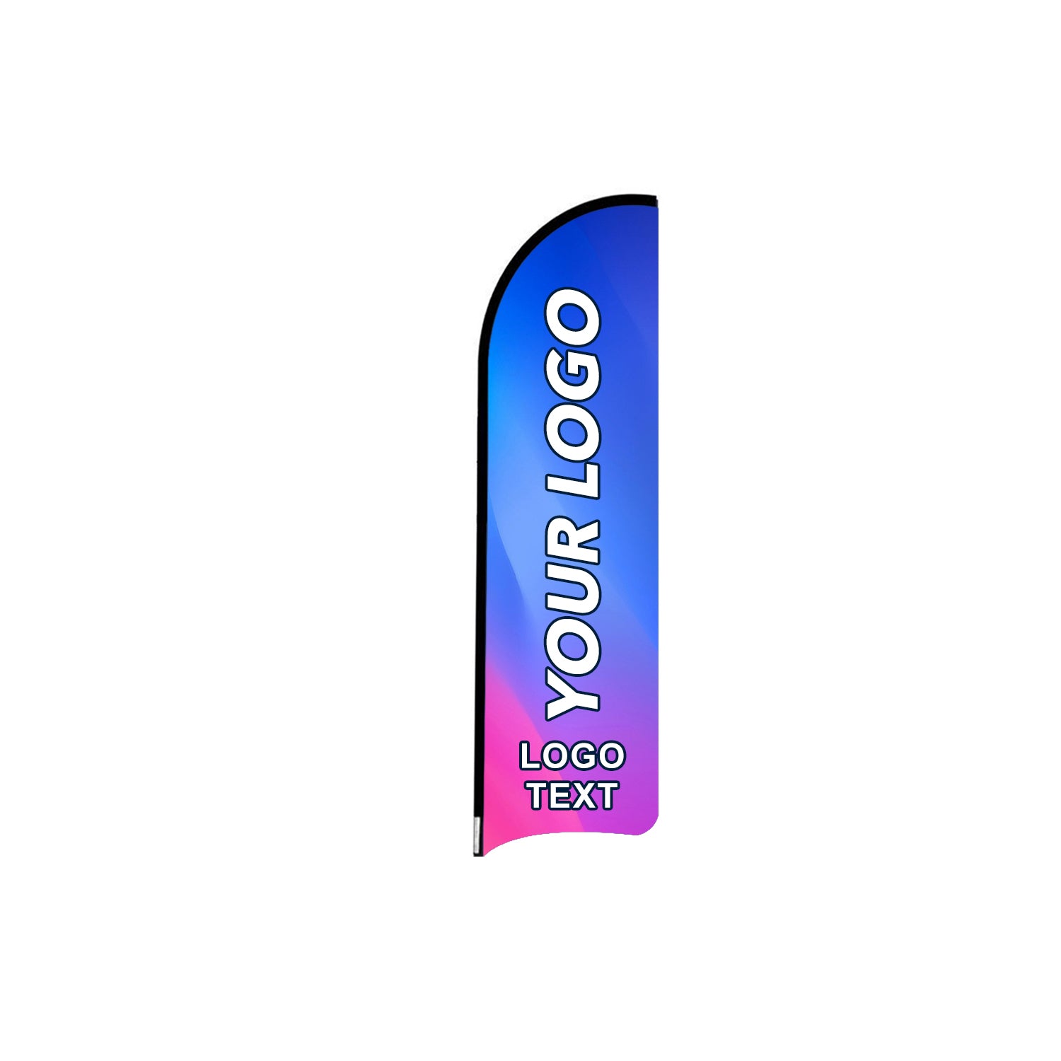 ABCCANOPY Custom Curved Blade Flag 8FT/10FT/12FT