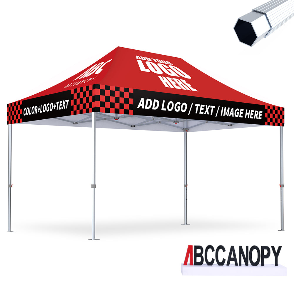 S3 BenchMark Brio™ Fort Custom Aluminum Canopy 10x10, 10x15, 10x20