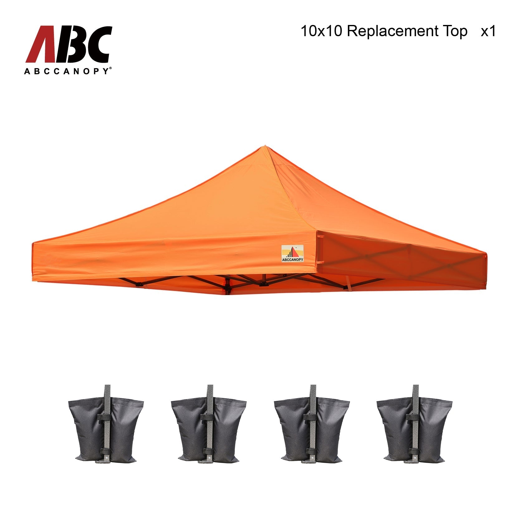 ABCCANOPY Replacement Canopy Top for Pop Up Canopy Tent (10x10 White)