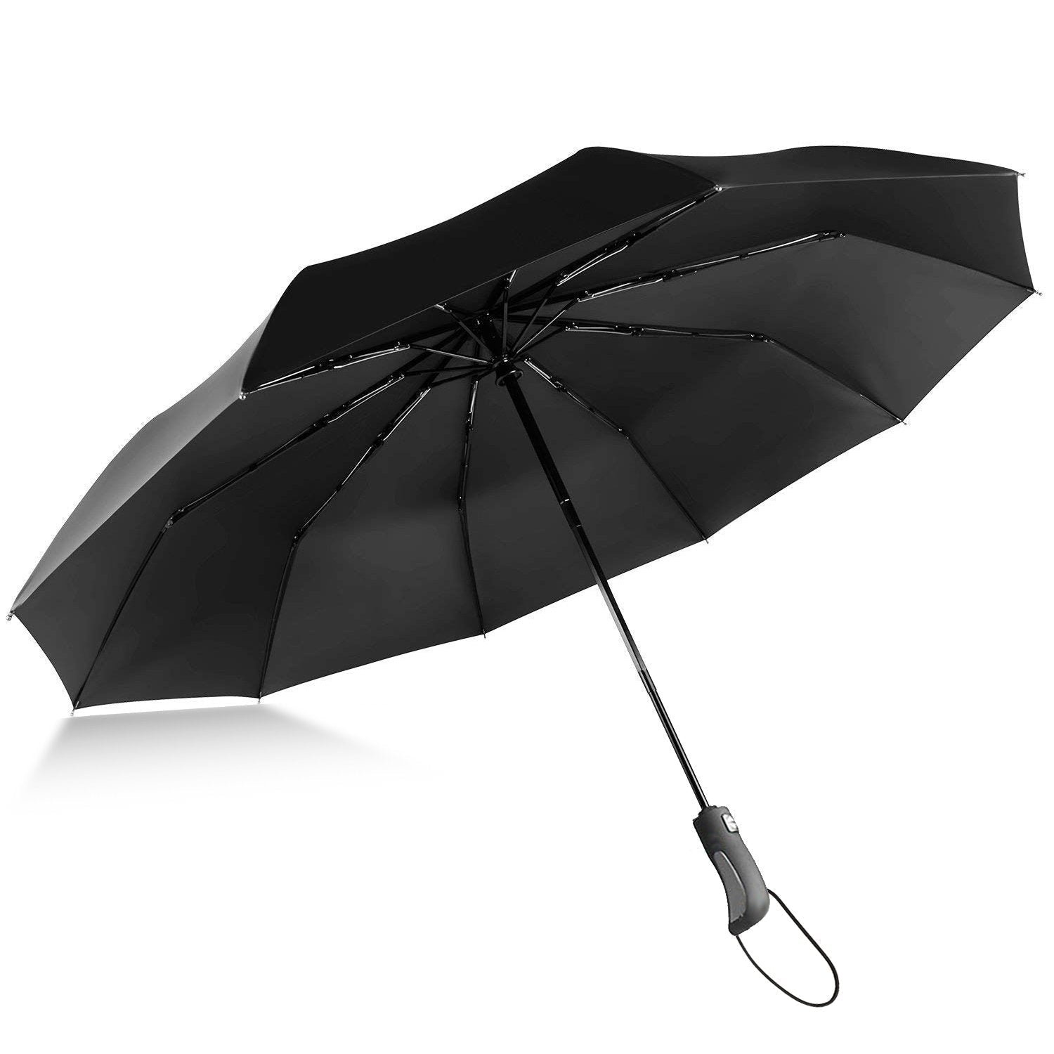 Sun Protection with Black Glue Anti UV Coating Travel Auto Folding Umbrella - ABC-CANOPY