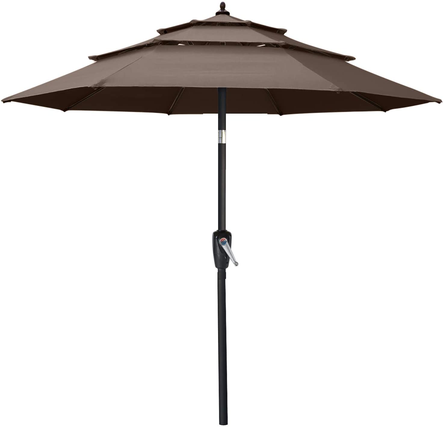 3 Tiers Patio Umbrella Outdoor Table Umbrella Blue / 11FT 3 Tiers Patio Umbrella Outdoor Table Umbrella Blue / 11FT