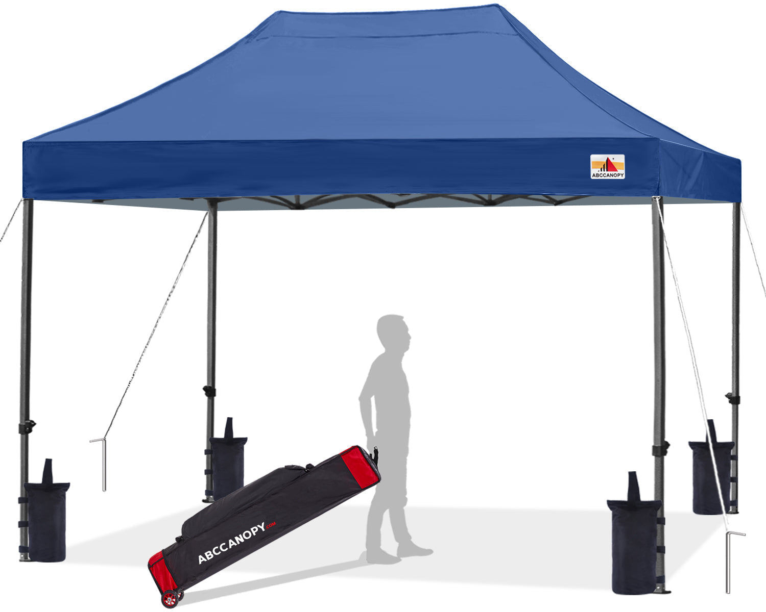 ABCCANOPY S1 Commercial Durable Easy Pop Up Canopy Tent - 8x8