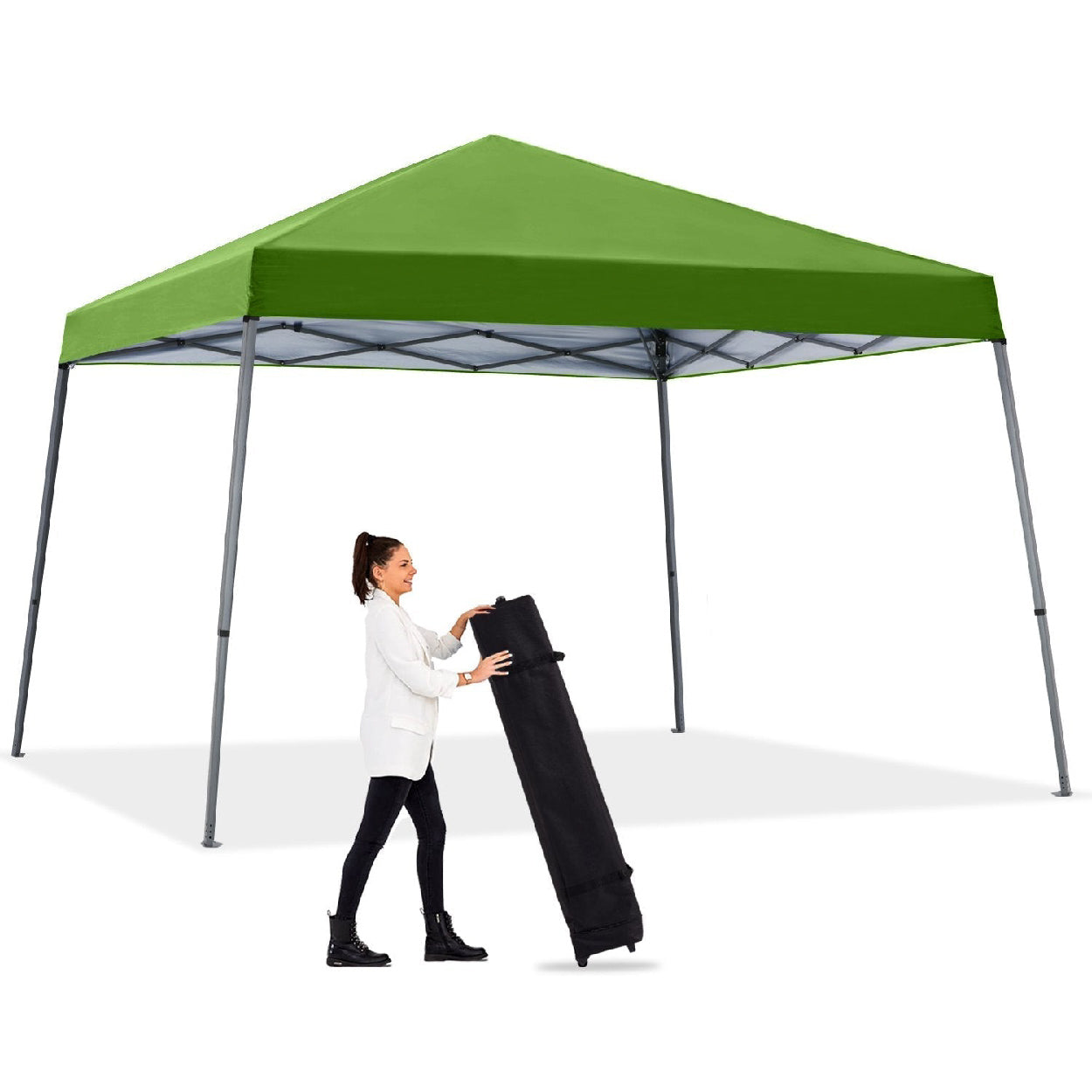 quick pop up tents ABCCANOPY Stable Pop up Outdoor Canopy Tent, Gray