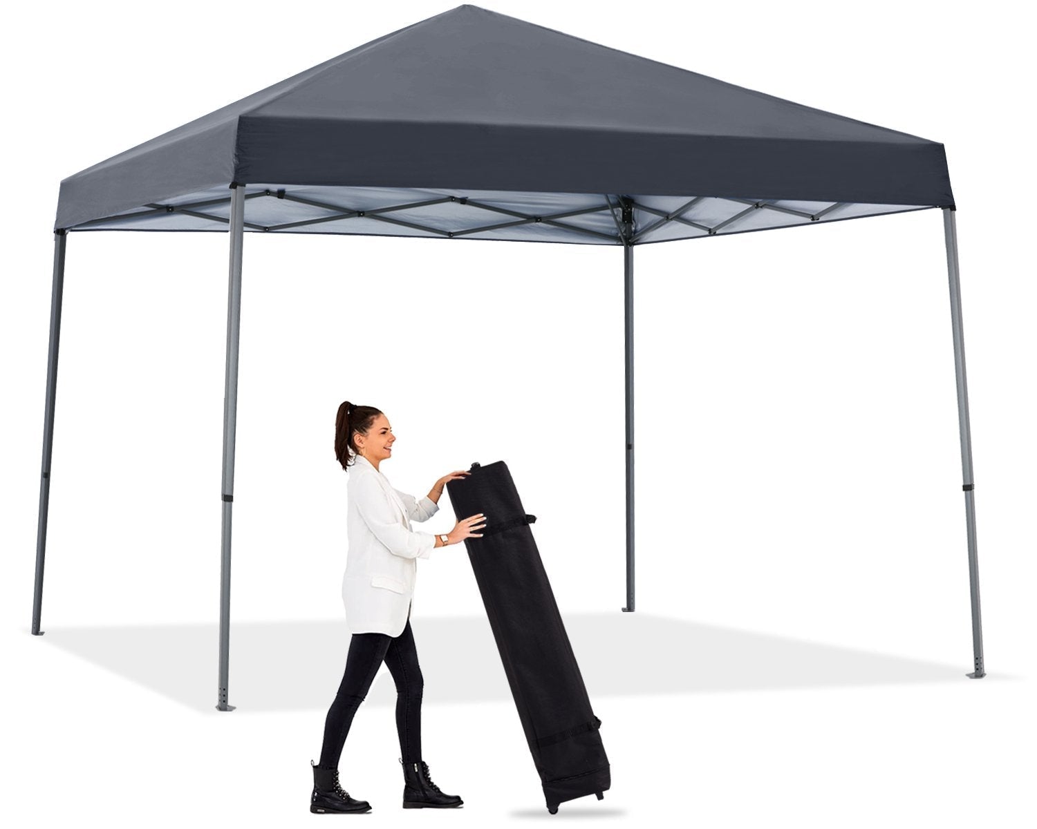 abc tents ABCCANOPY Stable Pop up Outdoor Canopy Tent, Gray