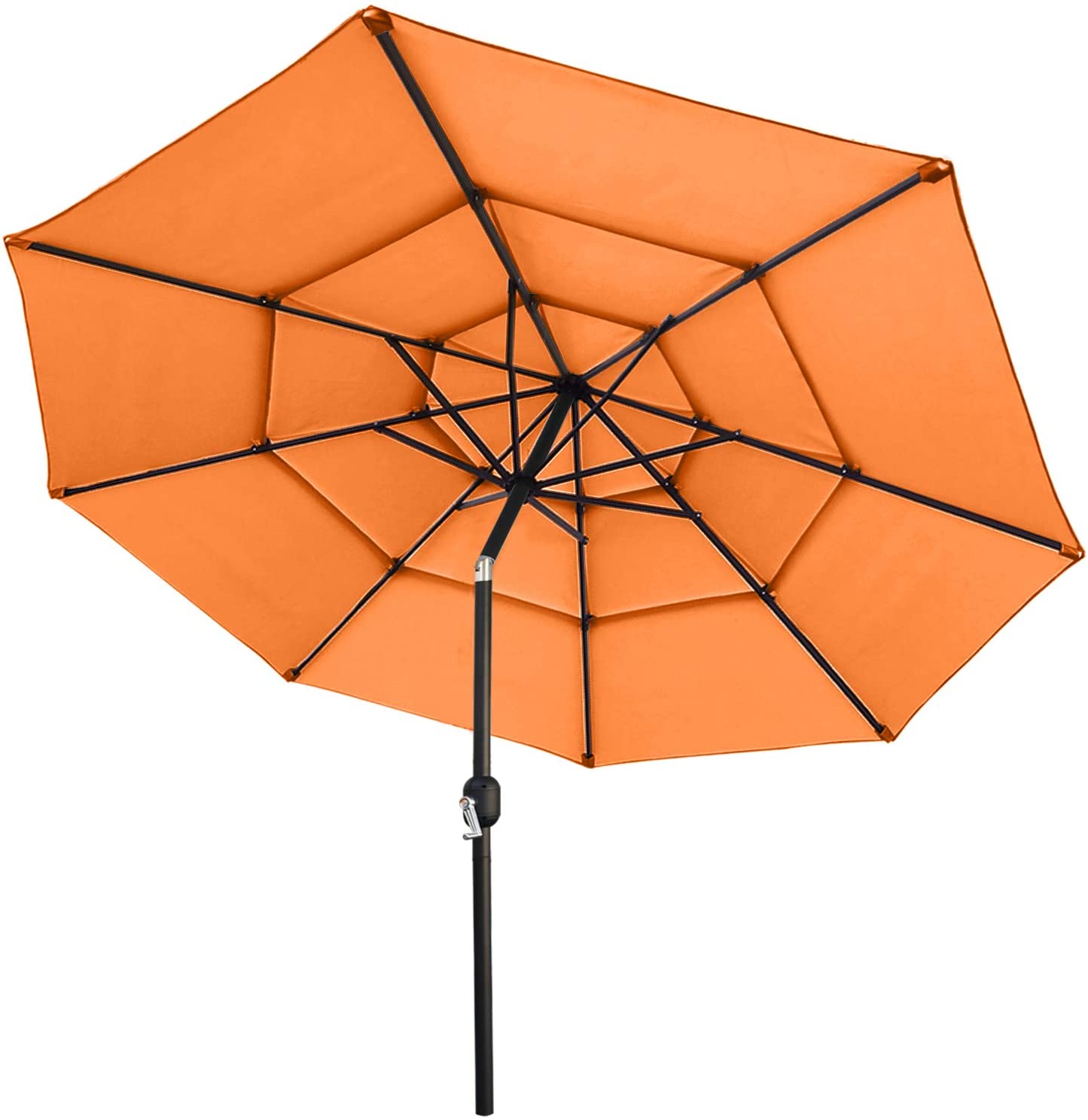 3 Tiers Market Umbrella Patio Umbrella Outdoor Table Umbrella - ABC-CANOPY