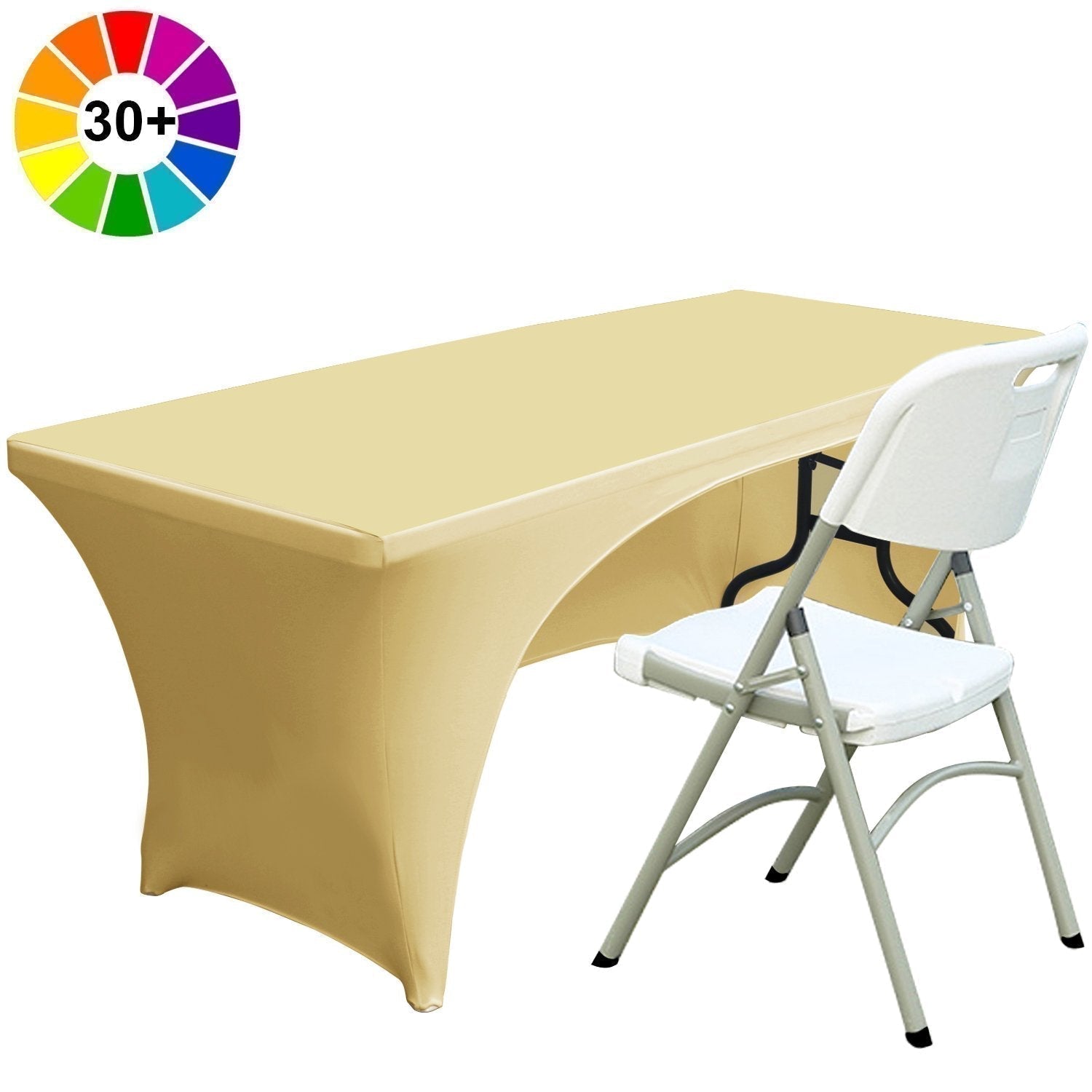 Spandex Table Cover Fitted Polyester Tablecloth - ABC-CANOPY