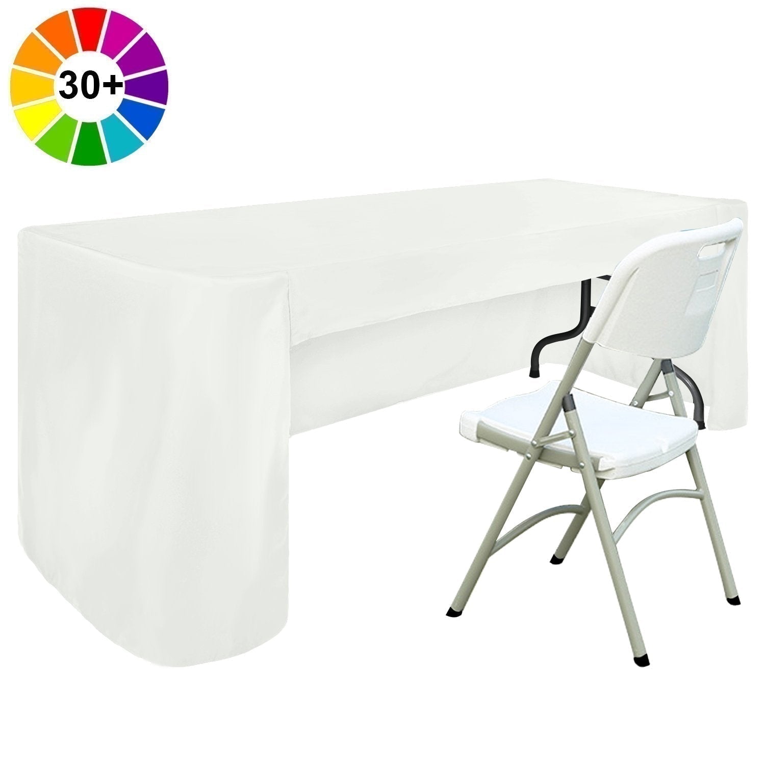 6 FT Rectangle Dinner Tablecloth Table Cover for Rectangular Table - ABC-CANOPY