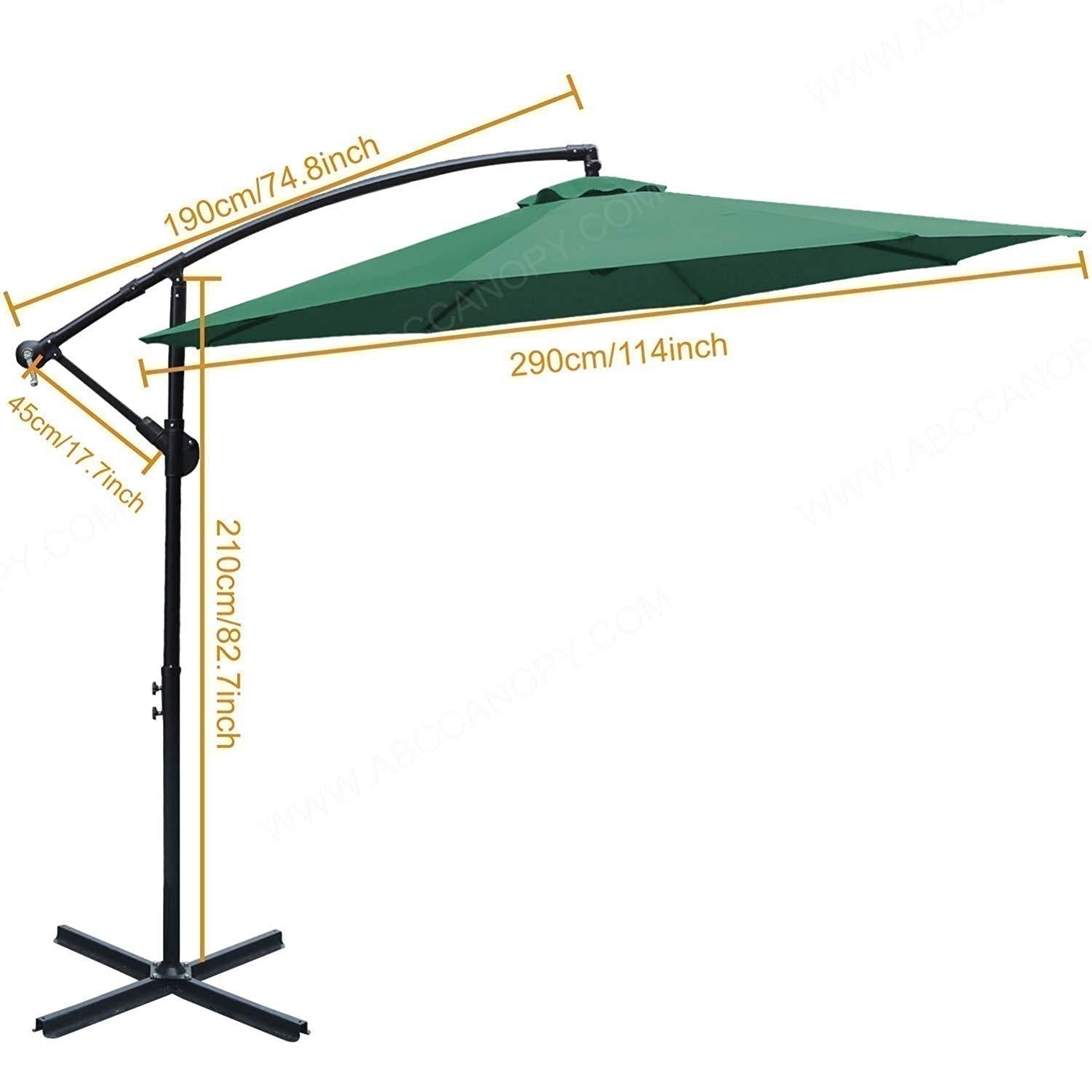 Hanging Patio Umbrellas(10FT) - ABC-CANOPY