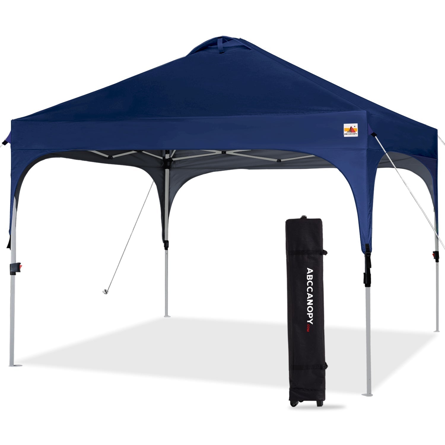 pop up canopy tents ABCCANOPY Compact Pop-up Instant Portable Canopy 10x10 for Camping, Beach Forest Green / 8x8